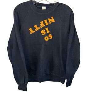 Vintage Sportswear crewneck sweatshirt upside down 50 is nifty (large)